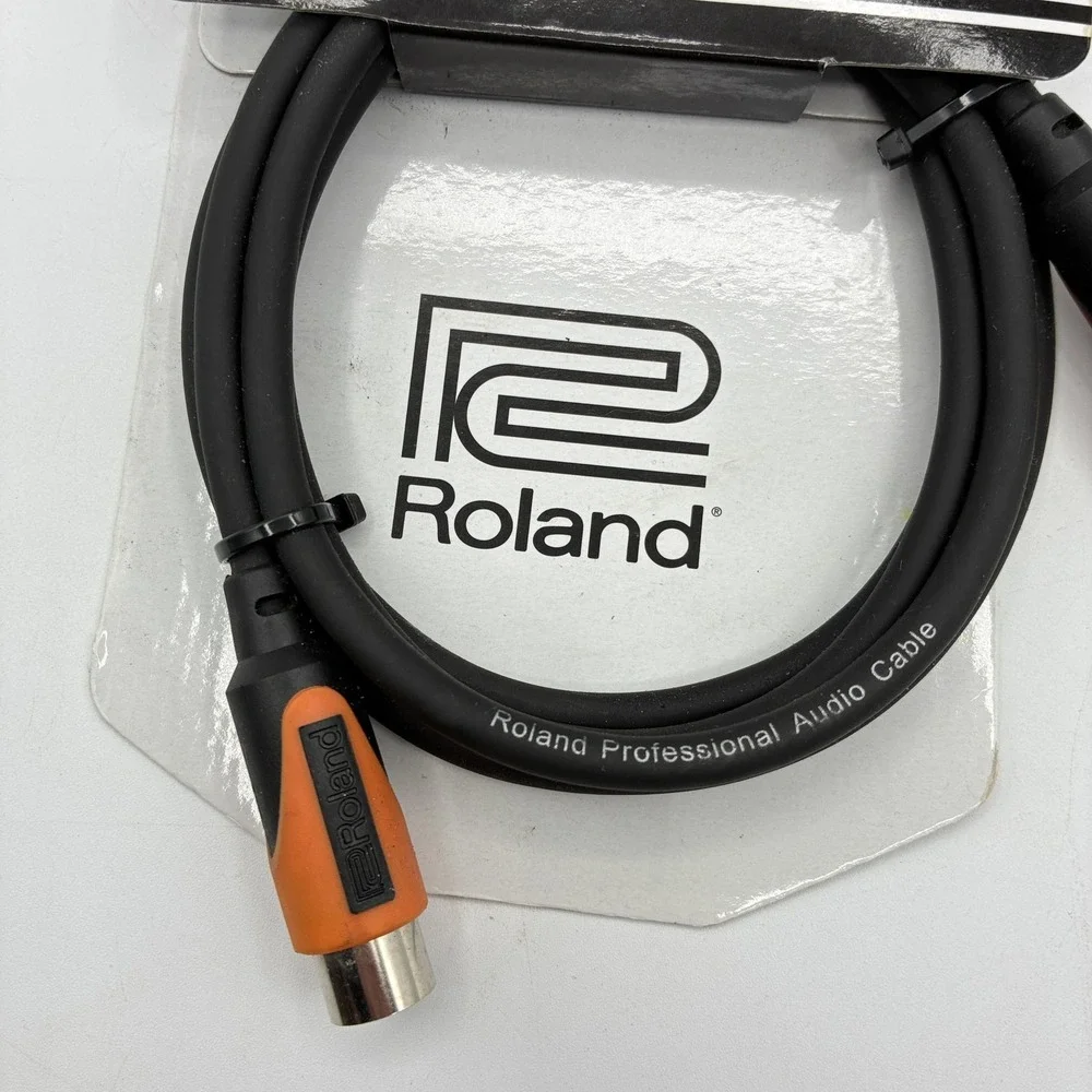 Roland Black Series MIDI Cable 5ft 1.5m RMIDI-B5 New Professional Audio